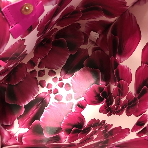 Vince Camuto Ciao XL Fucshia Tote Travel Bag Purse - Picture 5 of 7